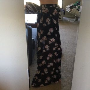 Flower maxi skirt